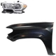 Headlight + Fender Set Halogen For 2016-2017 Toyota Tacoma Headlight + Fender Set Halogen For 2016-2017 Toyota Tacoma