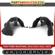 2pcs Inner Fender Liners with Insulation Foam Front for Ford Mustang 2018-2023