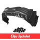 Front Passenger Side Fender Liner w/ Clips For 2011-2014 Toyota Sienna TO1249163