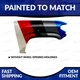 NEW Paint 2016-2023 Toyota Tacoma Passenger Side Fender W/O Flare Holes NEW Paint 2016-2023 Toyota Tacoma Passenger Side Fender W/O Flare Holes