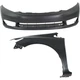 Bumper Cover Fascia Front Sedan for Honda Civic 2012