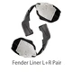 Front Fender Liner Inner Panel For 2010-2016 Cadillac SRX Driver+Passenger Side Front Fender Liner Inner Panel For 2010-2016 Cadillac SRX Driver+Passenger Side