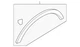 Genuine Ford Wheel Opening Molding CJ5Z-78290A61-AB