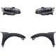Headlamp Kit For 2016-2018 Honda Civic Left and Right Side Assy LED w Fender