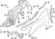 Genuine Nissan Fender Filler Panel 65821-3TA0A