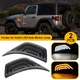2Pcs Dynamic LED Fender Air Vent Side Marker Light for 18-23 Jeep Wrangler JL/JT 2Pcs Dynamic LED Fender Air Vent Side Marker Light for 18-23 Jeep Wrangler JL/JT
