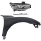 CIVIC 16-18 HEAD LAMP RH Assembly Halogen 3-pc Kit with Fender and Grille Extens