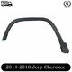 NEW Front Fender Flare Left Driver Side For 2014-2018 Jeep Cherokee NEW Front Fender Flare Left Driver Side For 2014-2018 Jeep Cherokee
