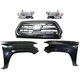 Grille Kit For 2016-2017 Toyota Tacoma with Left Right Fender and Headlights Grille Kit For 2016-2017 Toyota Tacoma with Left Right Fender and Headlights