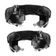 Front Inner Fender Liner Set Compatible 2017 Jeep Compass CH1248160 CH1249189
