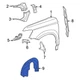 For Volkswagen Taos 22-25 Volkswagen 2GJ805911E Front Left Fender Splash Shield