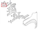 KONA ELECTRIC REINF-FENDER,LH 2019-2022 GENUINE NEW HYUNDAI