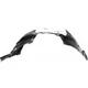 For Toyota Sienna 2011-2014 Fender Liner Passenger Side,Front | CAPA | Plastic