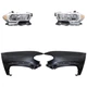 Headlight Kit For 2016-17 Toyota Tacoma LH RH Assy Halogen Fits Wheel Arch Trim