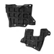 For Nissan Rogue 21 22 Fender Splash Shield Driver and Passenger Side Pair CAPA