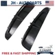 1 Pair Gloss Black Fender Grille Air Vents Trim For Porsche Panamera 2017-23 NEW