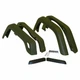 Crown 6-Pc 3.75 In Fender Flare Kit w/ Extensions for 97-06 Jeep TJ Wrangler
