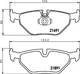 TRUPART DP11075 REAR BRAKE PAD SET FOR BMW 5 SERIES E39 - SAME DAY DISPATCH TRUPART DP11075 REAR BRAKE PAD SET FOR BMW 5 SERIES E39 - SAME DAY DISPATCH