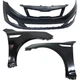 New Set of 3 Front Bumper Cover Kit Fits 2014-2015 Kia Optima New Set of 3 Front Bumper Cover Kit Fits 2014-2015 Kia Optima