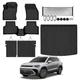 2022-2026 VW Volkswagen Taos All Weather Floor Mats Cargo Liner Backrest Mats