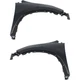Fender For 2012-2016 Honda CR-V Set of 2 Front Driver & Passenger Primed Steel
