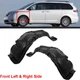 Front Driver and Passenger Side Fender Liner For 2011-2016 2017 Toyota Sienna