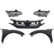 Headlight Kit For 2016-2018 Honda Civic Left and Right Side with Bulb/s Halogen
