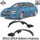 New Front Fender   Liners Left & Right Side Plastic For 2011-2014 Subaru Impreza