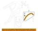 FORD OEM 17-19 Escape Quarter Panel Exterior Trim-Wheel Opng Mldg CJ5Z78290A61AB