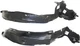  Front, Driver and Passenger Side Fender Liner For Honda Civic 1988-1991