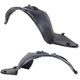 For 2015-2019 Nissan Versa Fender Liners Front Driver & Passenger Side Set 2pc