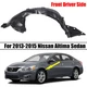 Front Driver Side Fender Liner For Nissan Altima Sedan 2013 2014 2015 NI1248134 Front Driver Side Fender Liner For Nissan Altima Sedan 2013 2014 2015 NI1248134