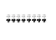8 NEW PILLAR/ROCKER/FLOOR CLIPS! FITS:2004 & UP HONDA CIVIC PILOT ACURA MDX 8 NEW PILLAR/ROCKER/FLOOR CLIPS! FITS:2004 & UP HONDA CIVIC PILOT ACURA MDX
