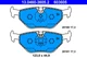 ATE 13.0460-3605.2 brake pad set, disc brake for BMW, MG, Rover, Saab