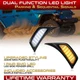 SEQUENTIAL Fender Air Vent Dual Color LED Side Marker Lamp For 2018-24 Wrangler SEQUENTIAL Fender Air Vent Dual Color LED Side Marker Lamp For 2018-24 Wrangler