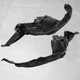 Front Left & Right Splash Guard Fender Liner Black For Subaru WRX STI  2013-2015