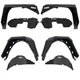 Body Armor 4x4 Front/Rear Fender Flares w/Liners Fits 2018-2022 Jeep Wrangler JL Body Armor 4x4 Front/Rear Fender Flares w/Liners Fits 2018-2022 Jeep Wrangler JL