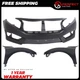 Auto Body Repairs Set of 3 Front Coupe Sedan For 2016-2018 Honda Civic Si Model