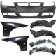 Bumper Cover Fender Liner Fender For 2006 BMW 325i Front Auto Body Repair Bumper Cover Fender Liner Fender For 2006 BMW 325i Front Auto Body Repair