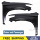 Front Left Right Fender Assembly Set 2PCS Primed For 2018-2024 Chevy Traverse Front Left Right Fender Assembly Set 2PCS Primed For 2018-2024 Chevy Traverse