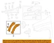 GM OEM 19-23 Sierra 1500 Fender Inner Components-Rail Extn 84513502 GM OEM 19-23 Sierra 1500 Fender Inner Components-Rail Extn 84513502