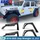 Black Steel Front and Rear Fender Flares 4PCS for 2018-2026 Jeep Wrangler JL JLU Black Steel Front and Rear Fender Flares 4PCS for 2018-2026 Jeep Wrangler JL JLU