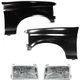 Auto Body Repair For 1992-1996 Ford F-150 Driver and Passenger Side Fender
