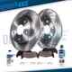 Rear Brake Rotors + Ceramic Pads for 2006 2007 2008 2009 2010 - 2015 Mazda 5 Rear Brake Rotors + Ceramic Pads for 2006 2007 2008 2009 2010 - 2015 Mazda 5