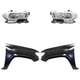 Headlights + Fender Kit Halogen For 2016-2017 Toyota Tacoma Headlights + Fender Kit Halogen For 2016-2017 Toyota Tacoma