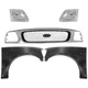 Grille Kit Fits 1997-1998 Ford F-150 with LH RH Fenders with Wheel Arch Holes