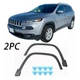 For Jeep Cherokee 2014 2015 2016 2017 Front Fender Flares Left Right Black Set For Jeep Cherokee 2014 2015 2016 2017 Front Fender Flares Left Right Black Set