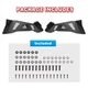 Black Rear Inner Fender Liners for 2007-2018 Jeep Wrangler JK JKU Offroad 2Pcs Black Rear Inner Fender Liners for 2007-2018 Jeep Wrangler JK JKU Offroad 2Pcs