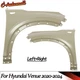 Front Fender Set Fit For Hyundai Venue 2020-2024 Left Right Steel Pair