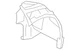 Genuine Nissan Fender Splash Shield 63842-62B0A Genuine Nissan Fender Splash Shield 63842-62B0A